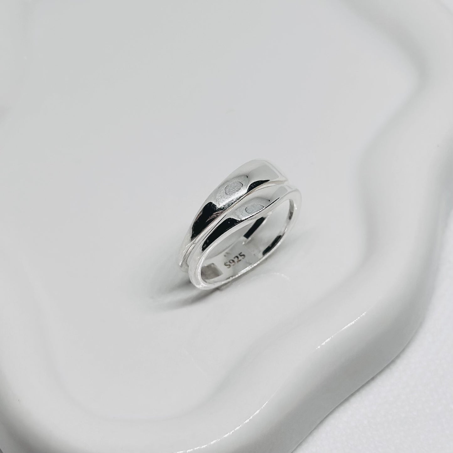 Ring Silver 925 - Wave
