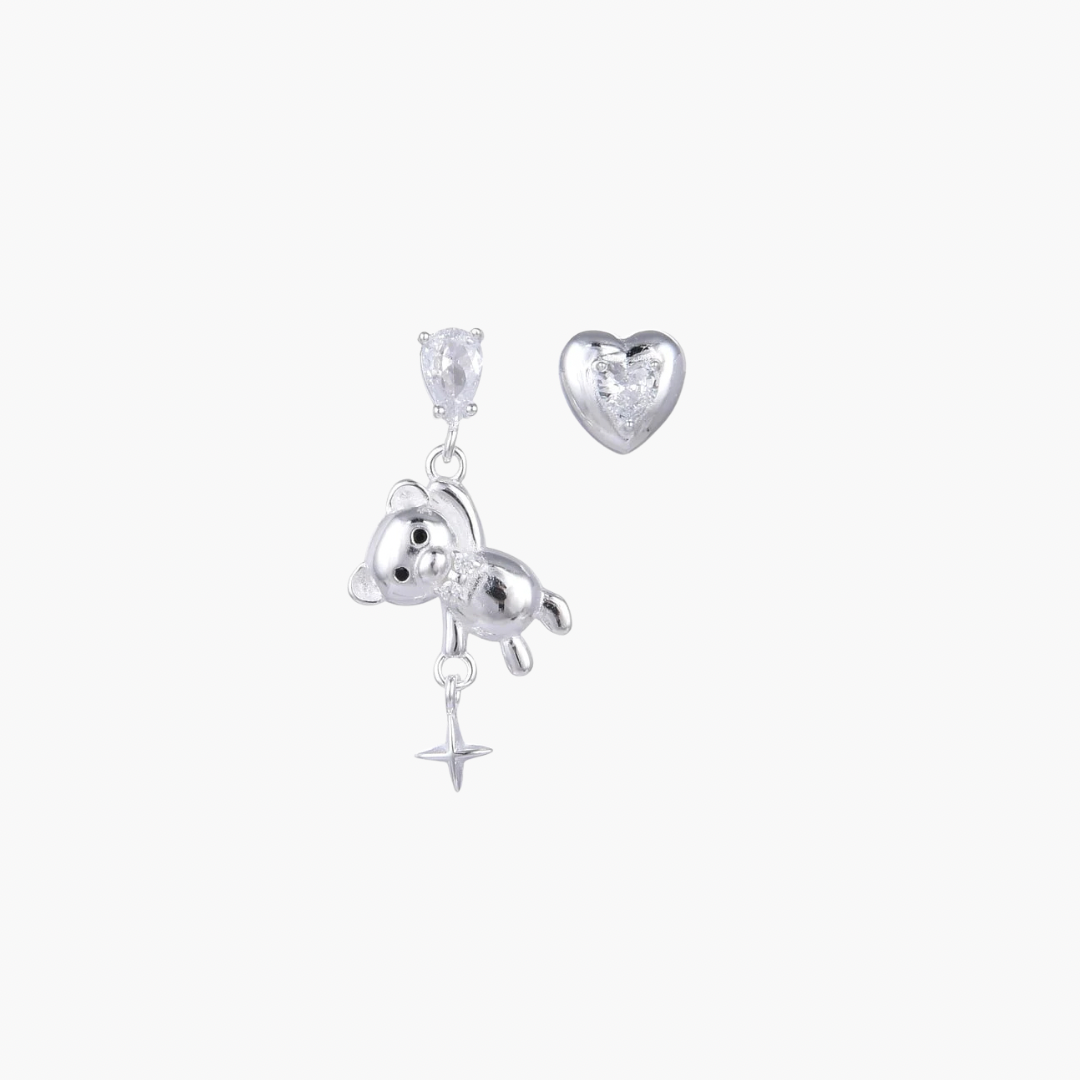 Earrings silver 925 - Dreamy Bear