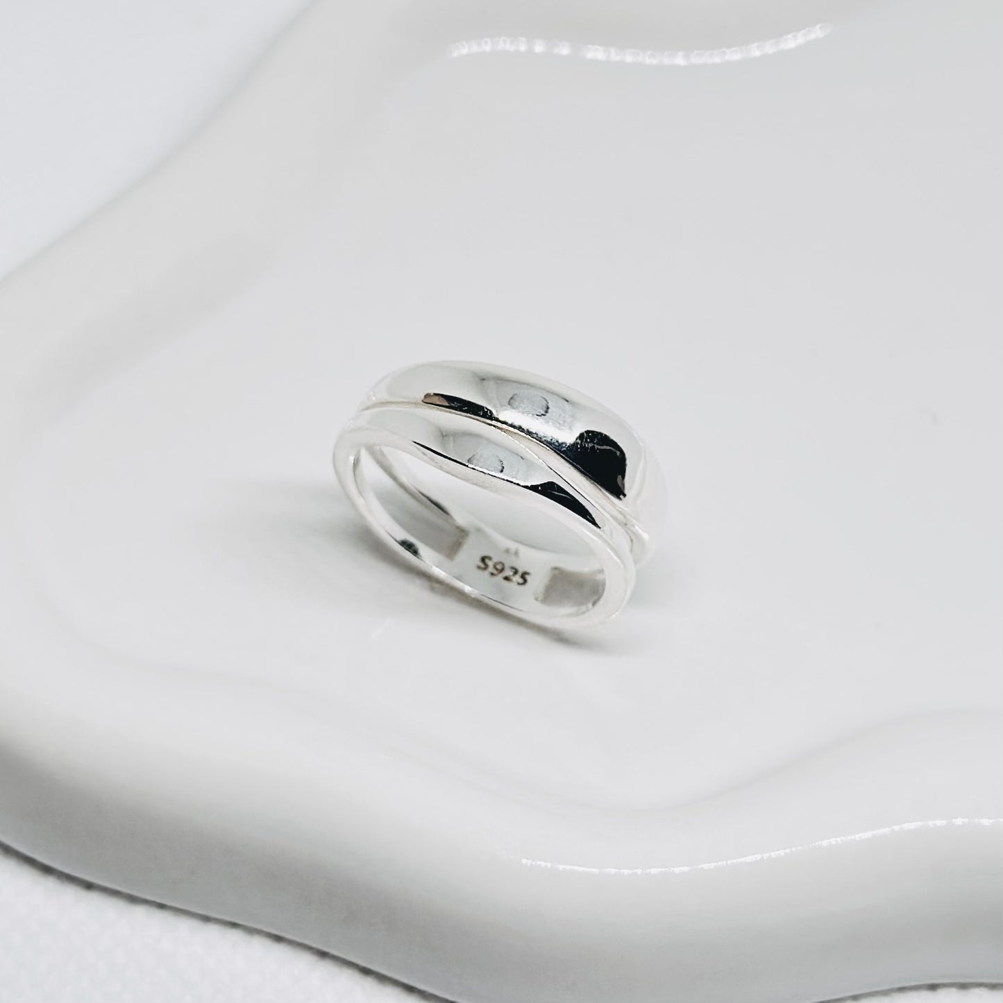 Ring Silver 925 - Wave