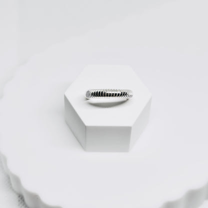 Ring Midi Silver 925 - Ripple
